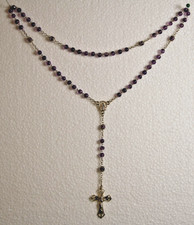 Rosenkranz   Echt  Amethyst
