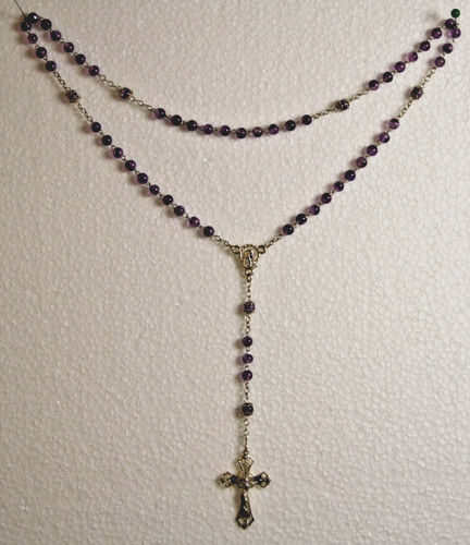 Rosenkranz echt amethyst - ,