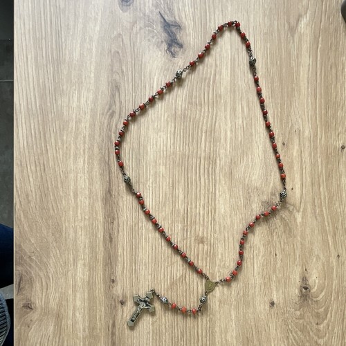 Antiker rosenkranz mit - rosenkranz,