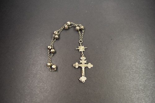 Antiker rosenkranz aus silber - antiker,