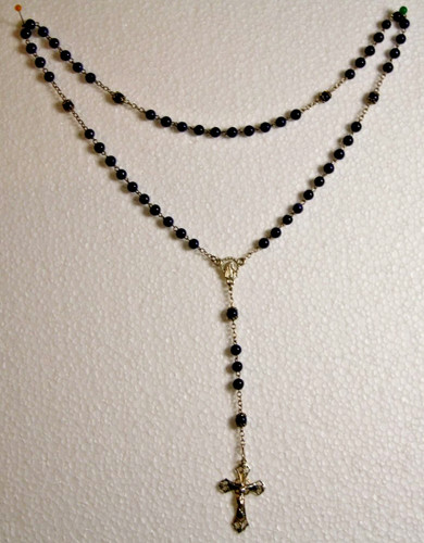Rosenkranz echt lapislazuli - echt,