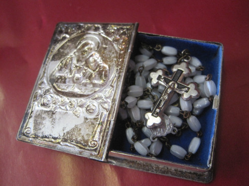 Antiker rosenkranz mit - antiker,