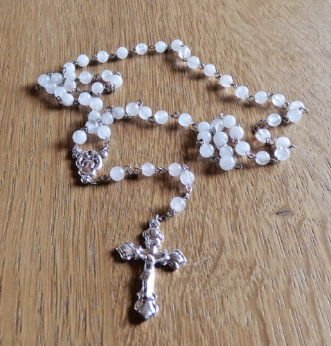 Rosenkranz aus glasperlen - rosenkranz,