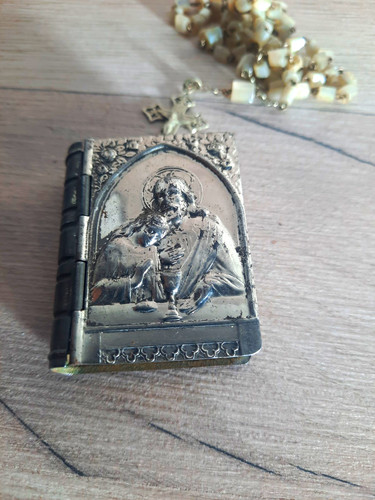 Rosenkranz perlmutt optik - perlmutt-optik, mit