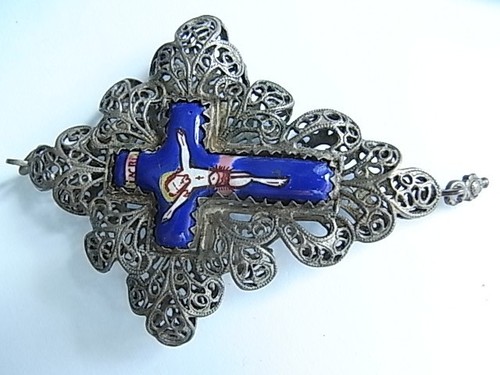 Antik silber kreuz rosenkranz - antik,