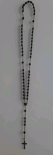 Alter rosenkranz mit - rosenkranz, schwarzen
