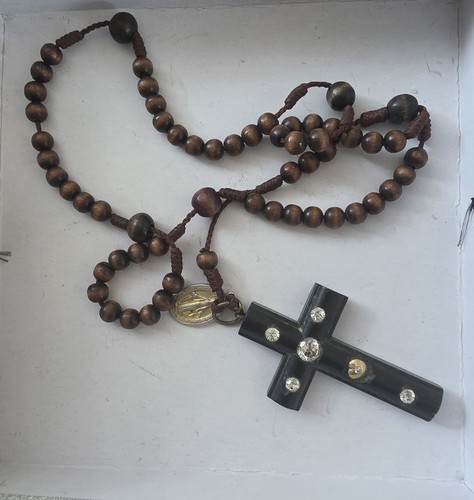 Alter rosenkranz holzperlen - alter,