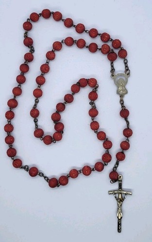 Rosenkranz mit rosenduft kreuz - rosenduft,