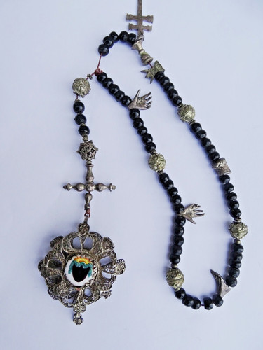Rosenkranz mit händen - rosenkranz,