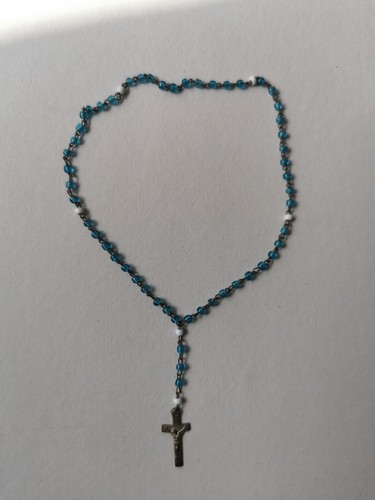Vintage rosenkranz mit blauen - vintage,
