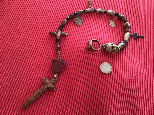 Rosenkranz zehner mit memento - mit,