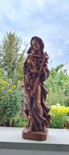 Marienstatue mit Kind, Holz
