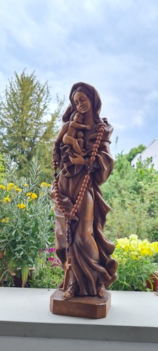 Marienstatue mit kind holz - mit,