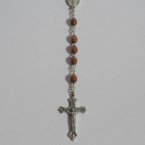 Vintage rosenkranz holzperlen - vintage,